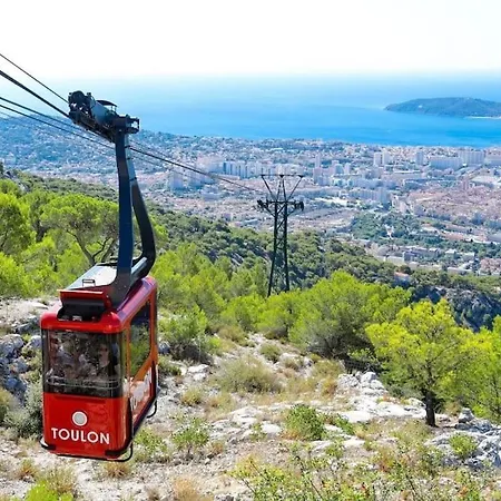 Apartament L'escale Mourillon - Plage, Balneo & Soleil